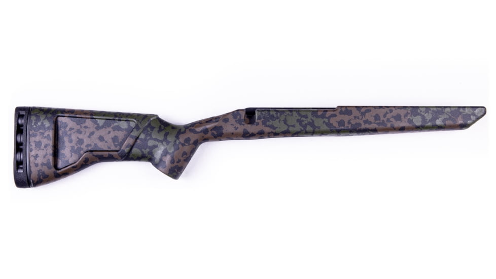iota Outdoors Krux Rifle Stock for Remington 700 Long Actions with Proof Sendero/M24/Sendero Light Barrel Contour, Forest Camo, 96-181310-21-1321110-1