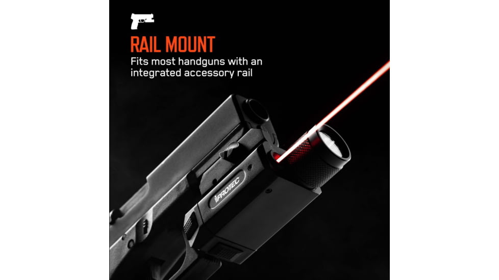 IPROTEC IPRMLT0001 RM600LSR Rail Mount Light Red Laser 600 Lumen