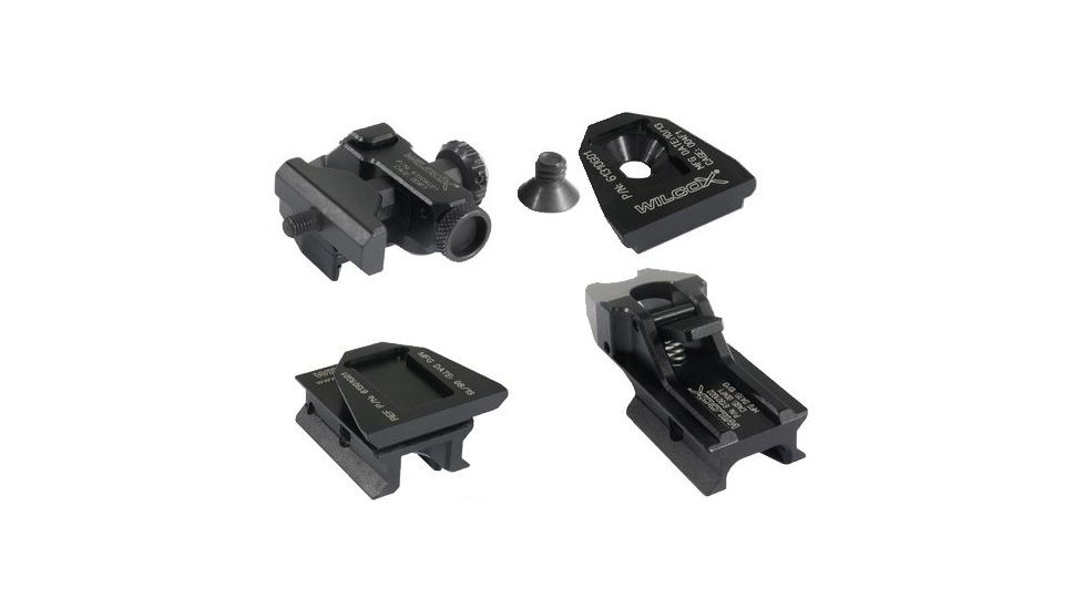 Trijicon Electro Optics Wilcox Helmet Interface Bridge Assembly, M250/M300W, Black AC62004