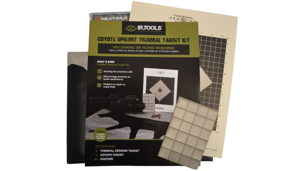 IR.Tools Coyote Upright Passive Thermal Targets Kit, Grey/Black, 9X12in, T-0056-20-001