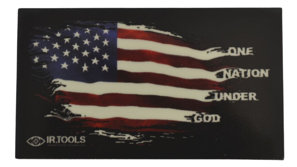 IR.Tools One Nation Photoluminescent Patches, Multi-Color, 3.5X2in, P-0296-20-001-PK