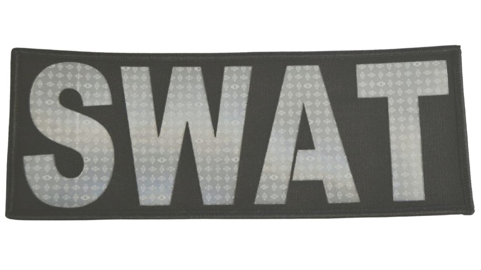 IR.Tools SWAT Large Garrison Patches, Grey/Black, 8X3in, P-0073-06-003-PK