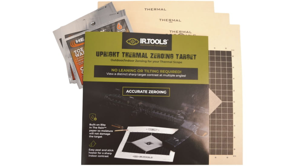 IR.Tools Upright Thermal Zeroing 3 Targets Kit, Almond, 9X12in, T-0001-20-002