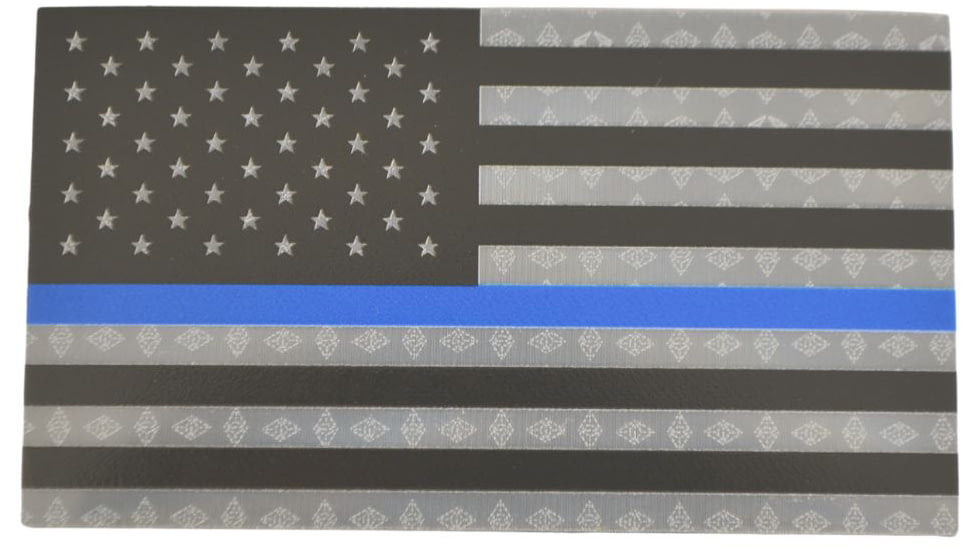 IR.Tools US Flag Blue Line Garrison Patches, Red/White/Blue, 3.5X2in, P-0002-20-002-PK