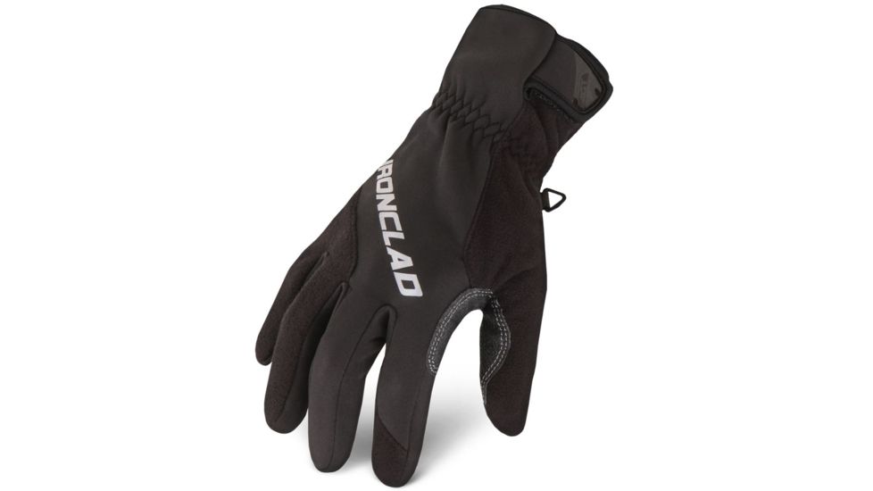 Ironclad Mens Summit Fleece 2 Glove, Black, M SMB2-03-M