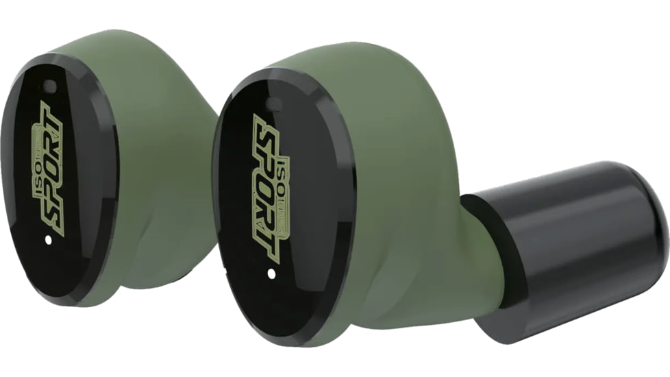 ISOtunes Sport Caliber True Wireless Tactical Earbuds, 25 dB, OD Green, IT-17