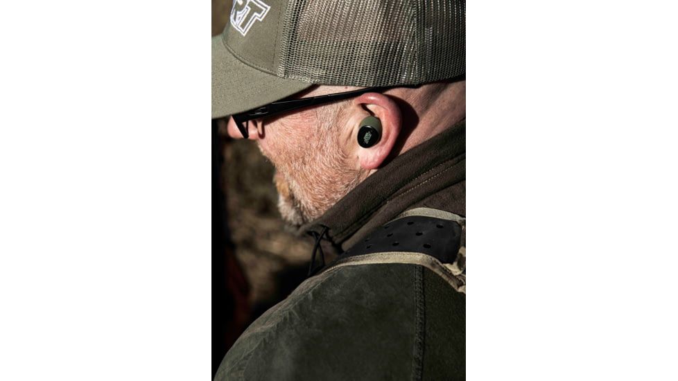 ISOtunes Sport Caliber True Wireless Tactical Earbuds, 25 dB, OD Green, IT-17