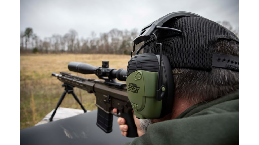 ISOtunes Sport Defy Tactical Ear Muff with Bluetooth, 25dB, IT-32