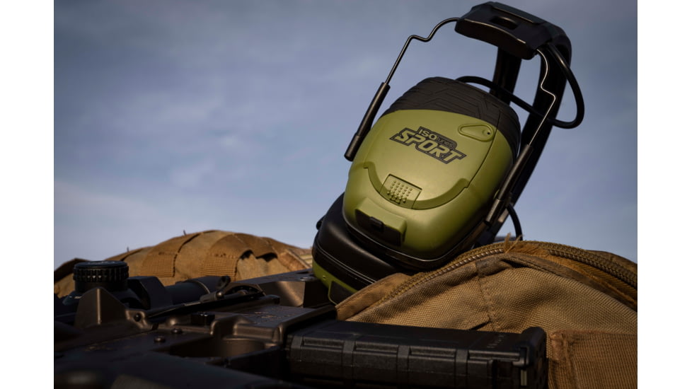 ISOtunes Sport Defy Tactical Ear Muff with Bluetooth, 25dB, IT-32