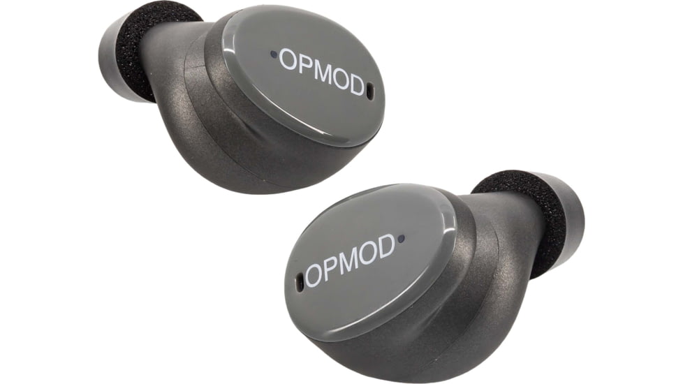 ISOtunes Sport OPMOD CALIBER True Wireless Tactical Earbuds w/ Bluetooth, 25 NRR, Wolf Gray, Universal