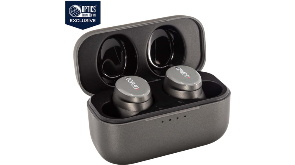 ISOtunes Sport OPMOD CALIBER True Wireless Tactical Earbuds w/ Bluetooth, 25 NRR, Wolf Gray, Universal