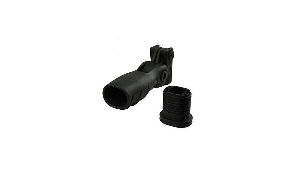 JE Machine Tech 5 Position Adjustable Vertical Grip w/Storage Compartment, Black PS-FG8B