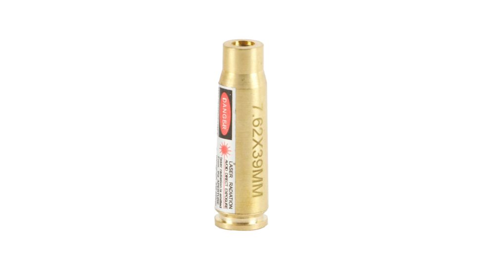 JE Machine Tech 5mW Laser Boresighter, 625/660nm, 7.62x39, Brass TS-BS76239BR
