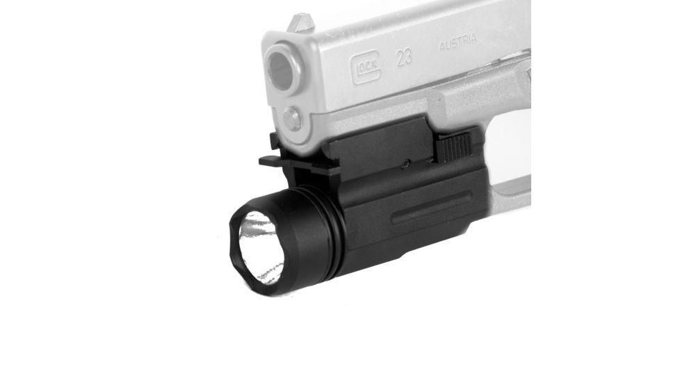 JE Machine Tech Compact/Sub-Compact Tactical Pistol Flashlight, 150 Lumen, Black TS-FL3B, EDEMO1