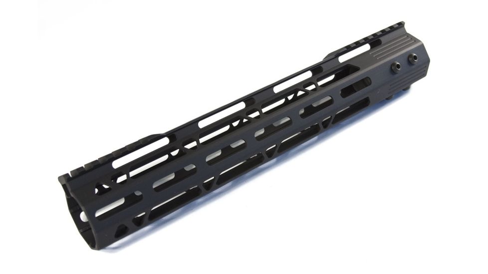 JE Machine Tech Je Handguard Free Float Ar15 12'' M-lok W/rail Relief Blk
