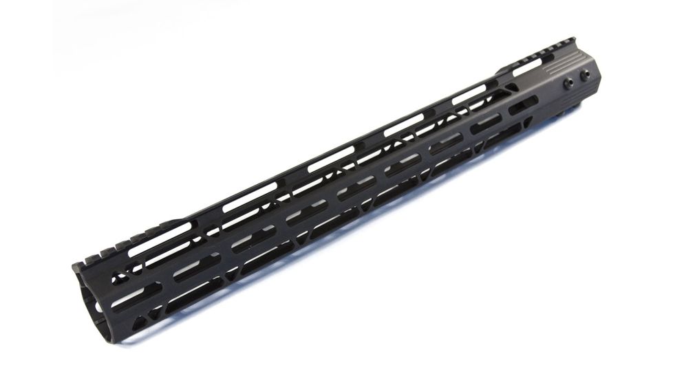 JE Machine Tech Je Handguard Free Float Ar15 17'' M-lok W/rail Relief Blk