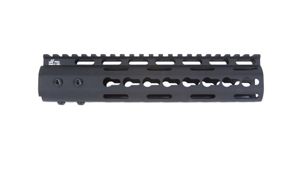 JE Machine Tech Je Handguard Free Float Ar15 9'' Key-mod Black