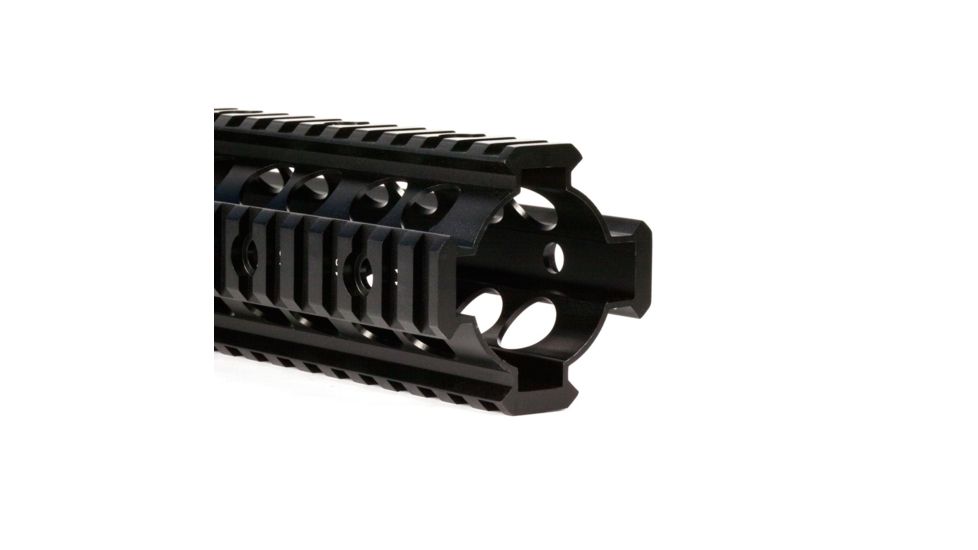 JE Machine Tech Mid-Length Free Float Handguard, Carbine Length, 7 inch, Black TS-RASFF7