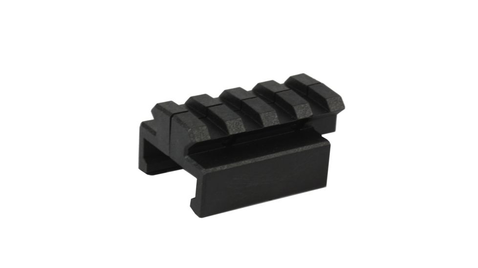 JE Machine Tech Polymer Picatinny Rail Adapter for Compact/Full Size Pistols, Black TS-AR2