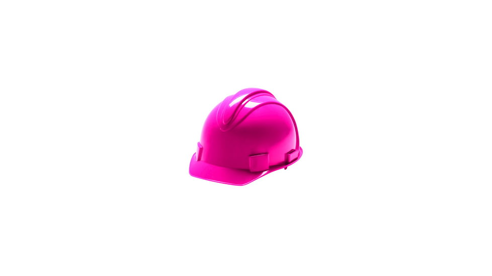 Jackson Safety Charger Hard Hat, 4 Point Plastic Suspension, Pink 20436