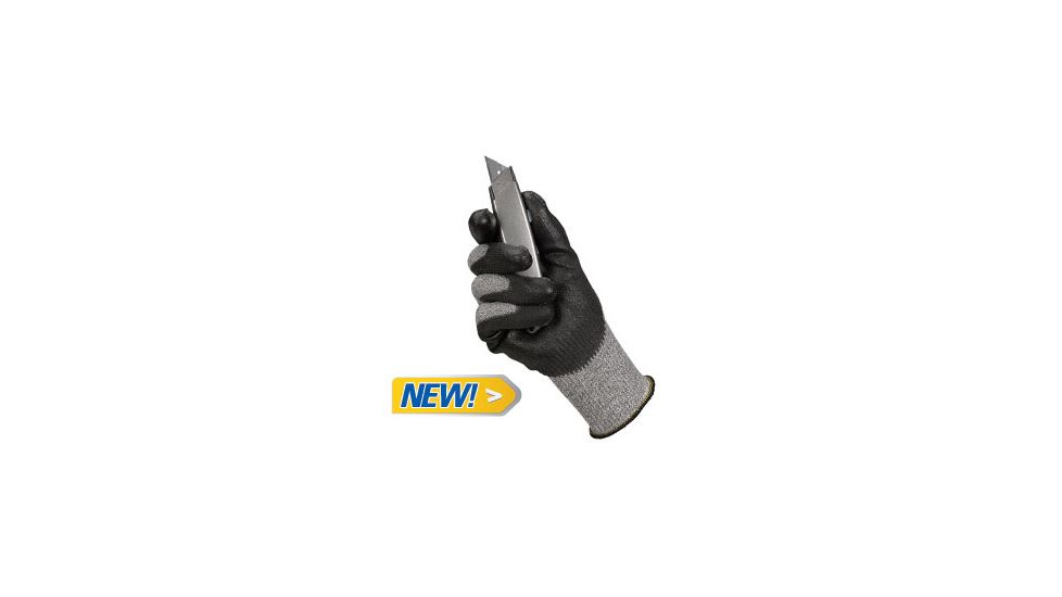 Jackson Safety G60 Level 5 Cut Resistant Gloves with Dyneema Fiber, Black, Small 98235