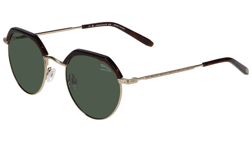 Jaguar 37464 Sunglasses, Gold-Brown Frame, Polarized Lens, 51-22-145, JG37464516000