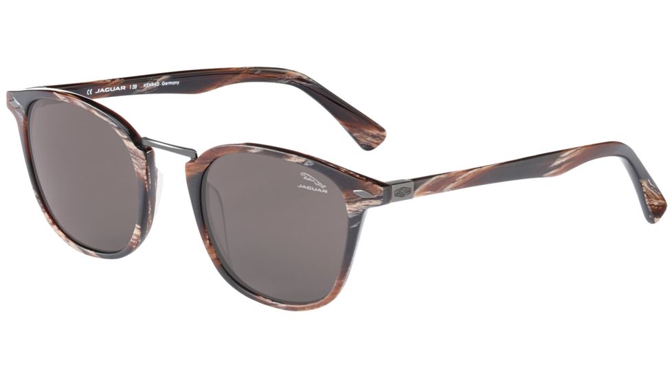 Jaguar 37270 Sunglasses, Mens, Brown-Horn, 51-22-145, JG372706809