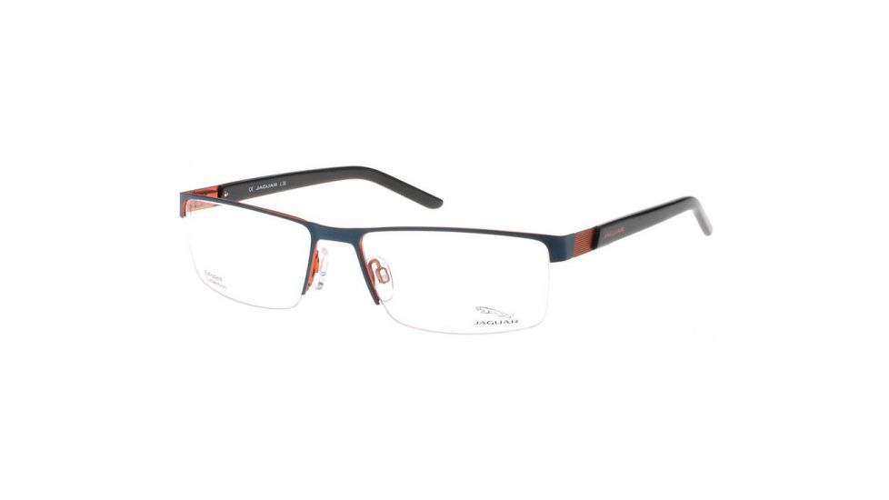 Jaguar Spirit 33563 Bifocal Prescription Eyeglasses, Navy/Rust Frame, JG33563890BI