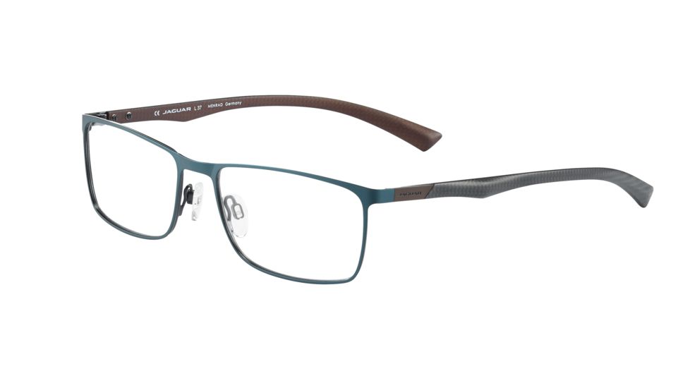 Jaguar Spirit 33580 Bifocal Prescription Eyeglasses, Petrol/Brown Frame, JG335801027BI