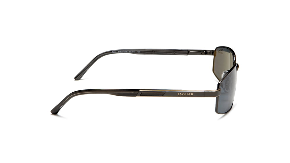 Jaguar Polarized Lenses Sunglasses, Gunmetal Frame / Grey Lenses, Polarized 37300-009