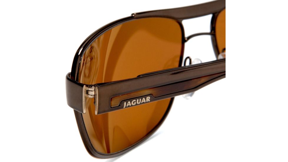 Jaguar Polarized Lenses Sunglasses 37316, Jaguar 37316 Sunglasses Styles Brown-Gold Frame / Brown Polarized Lenses