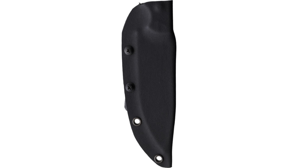 Jason Perry Blade Works Spear Point Fixed Blade Camp Knife, 5in Black Stainless Steel Blade, Black Handle, 558-G10-BLK