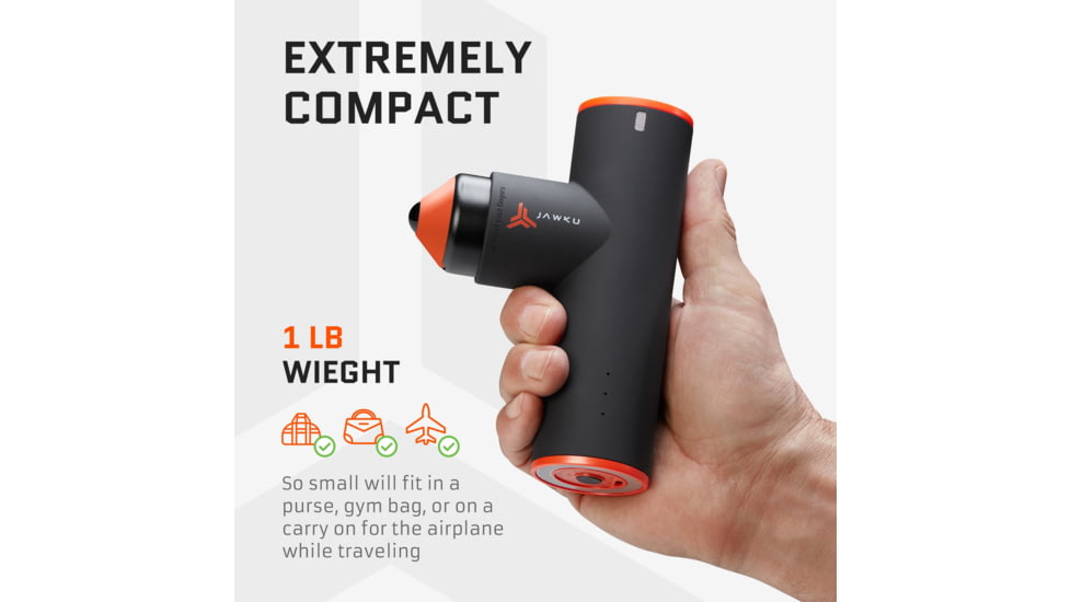 Jawku Mini Muscle Blaster, Black/Orange, MB-Mini