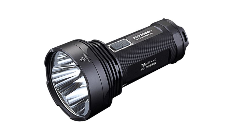JETBeam T6 Flashlight, Black, T6