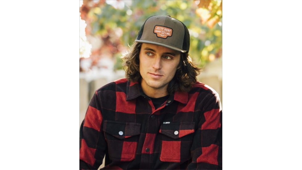 Jetty Docked Trucker, Military, One Size, 28405