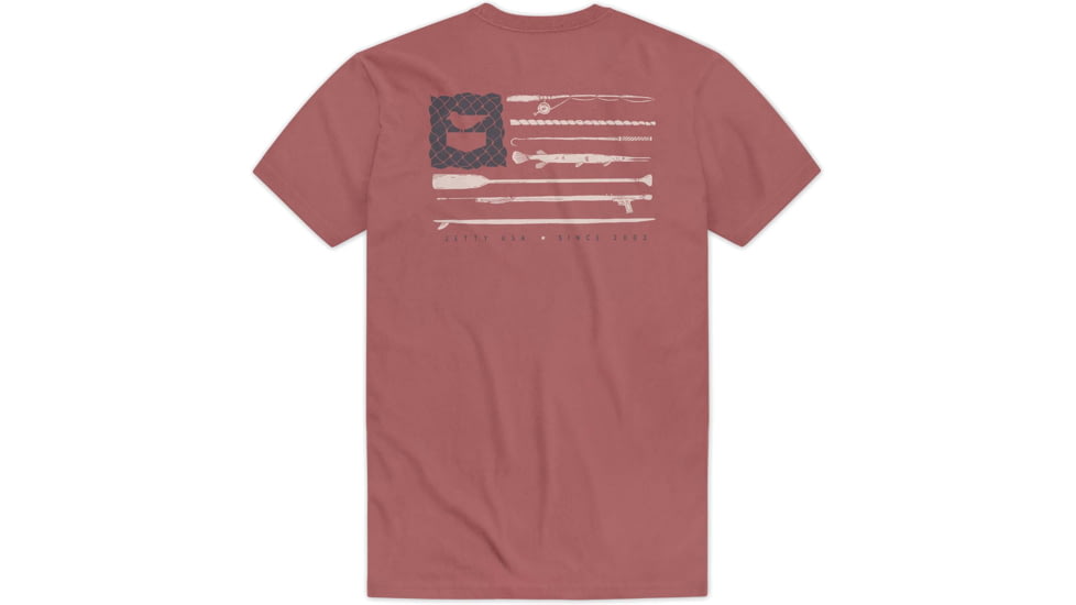 Jetty Old Glory Pocket Tee - Men's, Salmon, Medium, S22OLDG-MTSAL-M