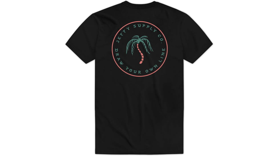 Jetty Squall Tee - Mens, Black, Medium, S22SQUA-MTBLK-M