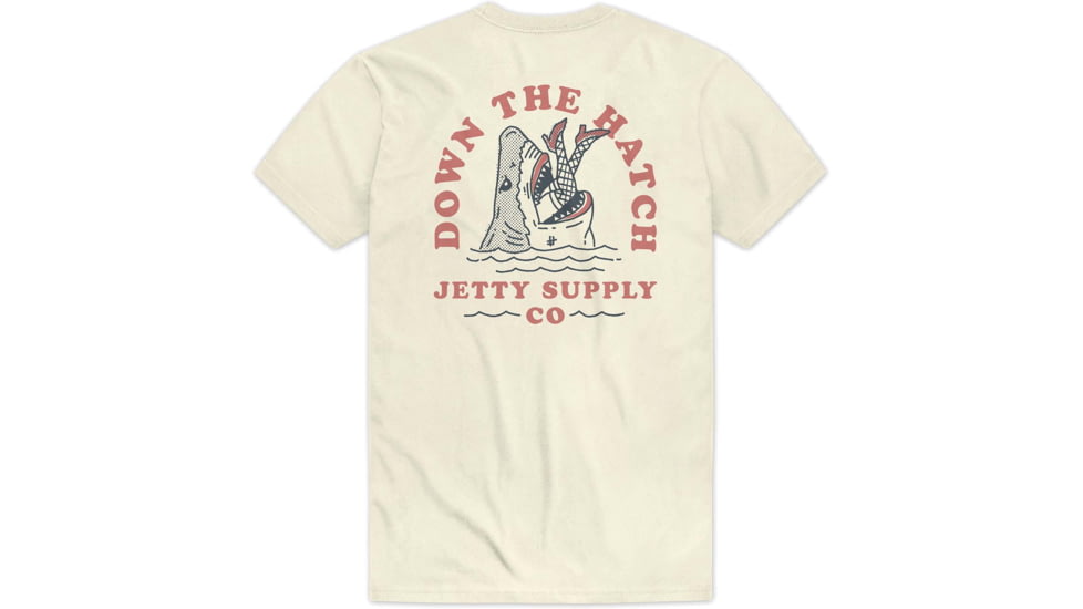 Jetty Hatch Tee - Mens, Natural, Small, S22HATC-MTNAT-S
