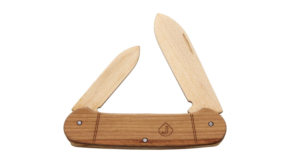 JJ's Knife Kit Two Blade Canoe Knife Kit Knife, 6 Pieces Of Wood, 3 Metal Pins, Instruction Card, JJ5