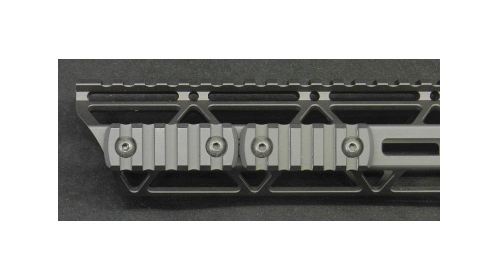 JL Billet Angle Cut M-Lok Handguard, High Profile, AR10, .308, 17.2 inch, Black JLB-MLA-308-17H-A