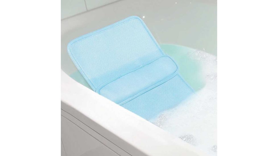 JOBAR Home Spa Bath Lumbar Cushion, Blue JB7548