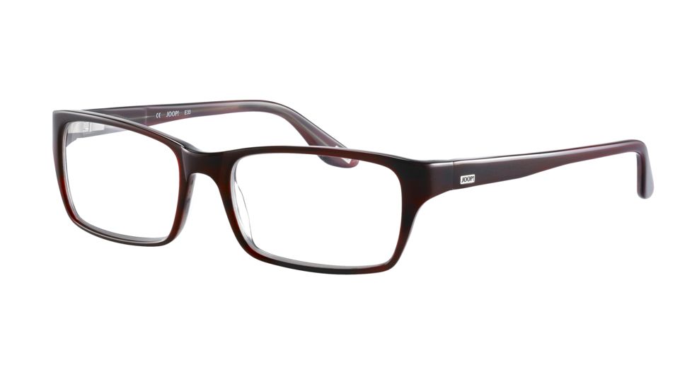 JOOP! 81055 Single Vision Prescription Eyeglasses - Red Frame and Clear Lens 81055-8028SV