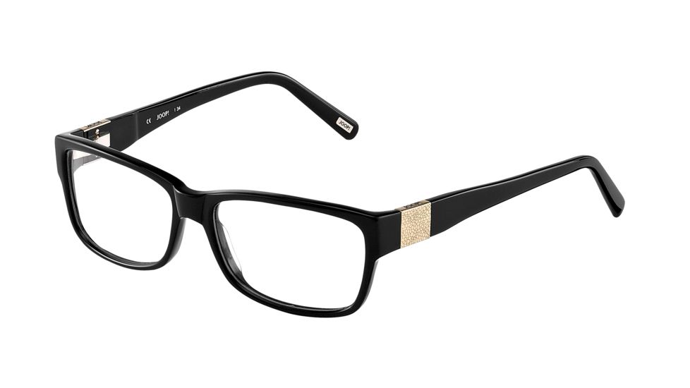 JOOP! 81078 Single Vision Prescription Eyeglasses - Black Frame and Clear Lens 81078-8840SV