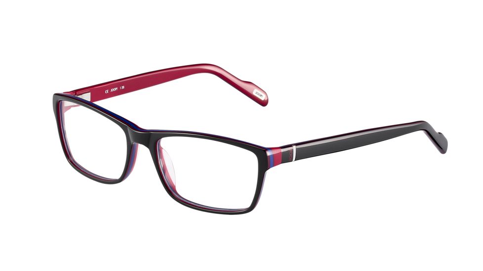 Joop! 81127 Single Vision Prescription Eyeglasses, Black Frame-81127-6965SV