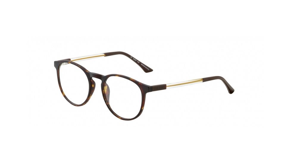 Joop! 86000 Single Vision Prescription Eyeglasses, Brown Havana Frame, 86000-5100SV