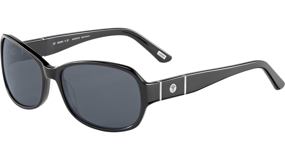JOOP! 87192 Single Vision Prescription Sunglasses, Black Frame, 87192-8840SV