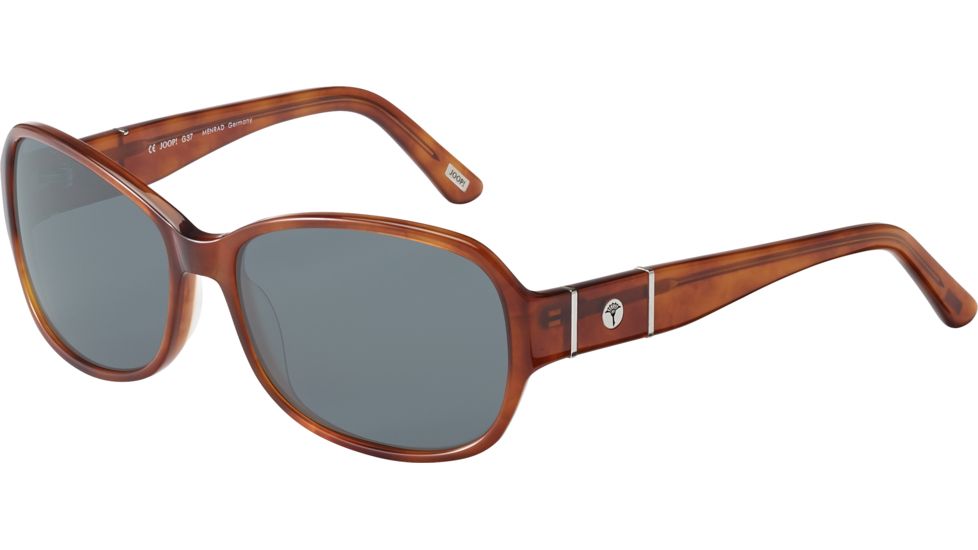 JOOP! 87192 Single Vision Prescription Sunglasses, Red Brown Havana Frame, 87192-4131SV