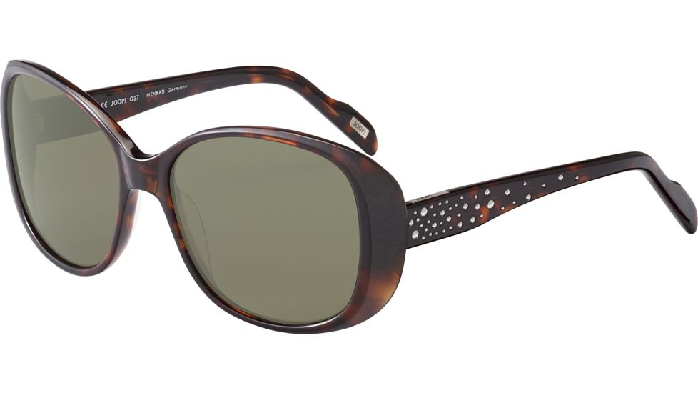 JOOP! 87210 Single Vision Prescription Sunglasses, Brown Havana Frame, 87210-8940SV