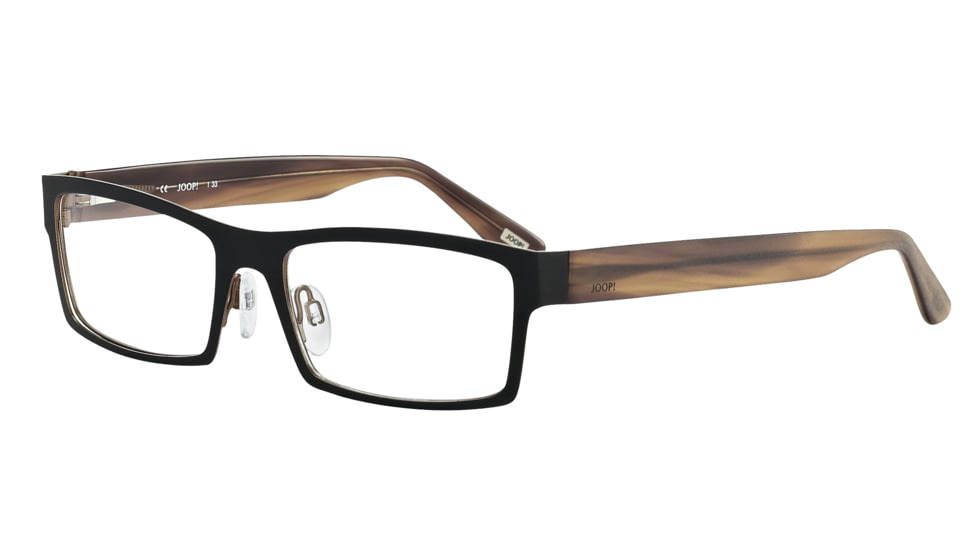 JOOP! 81022 Bifocal Prescription Eyeglasses - Black Frame and Clear Lens 81022-6368BI