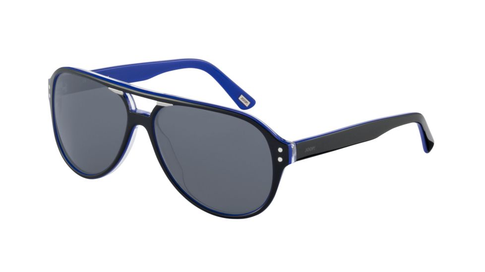 JOOP! 87167 Single Vision Prescription Sunglasses - Black Frame and Grey Lens 87167-6368SV